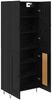 vidaXL Highboard 2 Stück Schwarz Eichen-Optik Ingenieurholz und Glas 3416112 Bild 5