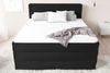 99rooms Santiago Boxspringbett Schwarz Strukturstoff INARI 120x200 cm Taschen-Federung Bild 4