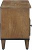 vidaXL TV-Schränk mit Regal Braun 100 x 33,5 x 46 cm Massivholz Mango 4018348 Bild 4
