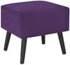 vidaXL Nachttische 2 Stk. Dunkelviolett 40 x 35 x 40 cm Samt 276385 Bild 4