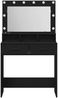 vidaXL Schminktisch mit Regal Schwarz Eichen-Optik 79 x 41 x 135 cm 865083 Bild 5