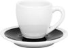 KÖNITZ 2er Set Coffee Bar TWO Espressotasse mit Untertasse 80 ml Black & White im Geschenkkarton Bild 2