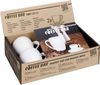KÖNITZ 2er Set Coffee Bar TWO Espressotasse mit Untertasse 80 ml Black & White im Geschenkkarton Bild 3