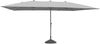 LECO Doppelsonnenschirm rechteckig, Aluminium-/Stahlrohrgestell anthrazit, Polyester lichtgrau, 4,6x2,7 m Bild 2