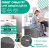 KESSER® Klappmatratze Gästematratze 3-fach Faltmatratze faltbar zum Sitzhocker | Schaumstoff 25kg/m³ extra dick 15cm atmungsaktiv waschbar abnehmbarer Bezug | Matratze inkl. Camping Tragetasche Anthrazit, 90 x 200 x 15 cm Bild 2