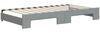 vidaXL Tagesbett Ausziehbar mit Matratze Hellgrau 100x200 cm Stoff 3197449 Bild 5