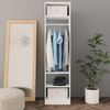 vidaXL Kleiderschrank Weiß 50x50x200 cm Holzwerkstoff 800234 Bild 3