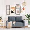 vidaxl 2-Sitzer-Sofa, 120 cm, Samt, Grau Bild 3