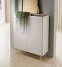AX LIVING Kommode Schmal Hoch Orchis KD97 97 cm Modern in Kaschmir Bild 2
