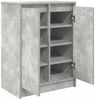 vidaXL Schuhschrank Betongrau 57x34x76 cm Holzwerkstoff 861871 Bild 5