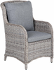 Beliani 'CASCAIS' Gartensessel 2er Set, PE Rattan grau Bild 4
