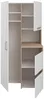 Vente-unique - ERKANO Bathroom storage unit Holz, Platte BeigeWeiß - B 66,8 cm x H 184,4 cm x L 92,5 cm Bild 4