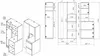 Vente-unique - ERKANO Bathroom storage unit Holz, Platte BeigeWeiß - B 66,8 cm x H 184,4 cm x L 92,5 cm Bild 5