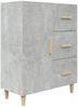 vidaXL Sideboard Betongrau 69,5 x 34 x 90 cm Holzwerkstoff [812172] Bild 2