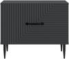 vidaXL Couchtisch mit Schubladen Schwarz 49 x 50 x 40 cm Holzwerkstoff 894966 Bild 5