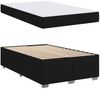 vidaXL Bettrahmen mit Matratze Schwarz 120 x 200 cm Stoff 3399182 Bild 4
