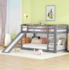 Etagenbett 90x200 cm mit Rutsche – Kinderbett aus Kiefernholz in Weiß Bild 5