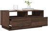 vidaXL Couchtisch mit LED-Leuchten Braun Eichen-Optik 90x49x40 cm 839839 Bild 5