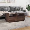 vidaXL Couchtisch mit LED-Leuchten Braun Eichen-Optik 90x49x40 cm 839839 Bild 4
