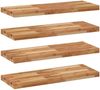 vidaXL Schweberegale 4 Stk. 100x30x4 cm Massivholz Akazie Ölbehandelt 3279618 Bild 2