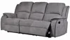 Vente-unique - Relaxsofa 3-Sitzer - Microfaser - Grau - HERNANI Bild 5