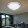 LED Deckenleuchte, Metall, Glas, satiniert, D 30cm Bild 3