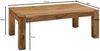 Couchtisch MUMBAI Massiv-Holz Akazie 110 cm breit Wohnzimmer-Tisch Design Natur-Produkt Landhaus-Stil Beistelltisch Bild 4