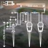 Briloner LED Wegeleuchte Lillis Connect to Shine 3er Starterset 3x1W warmweiß Bild 3