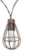 LED Solar-Lichterkette, 10x Retro Gitter-Laterne, L 200 cm Bild 5