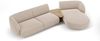 Micadoni Modulares Sofa Miley mit Recamiere 3-Sitzer Rechts Chenille Haga Beige Bild 2