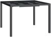 vidaXL Gartentisch Anthrazit 100x100x72 cm Stahl 362744 Bild 3