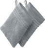 REDBEST Waschhandschuh Waschhandschuh 2er-Pack, Frottier (2-St), Walk-Frottier Uni Bild 2