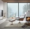 Amasra Loungesessel inkl. Hocker - LAKE wheat / Edelstahloptik / Eiche hell Bild 2