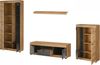 Home affaire Wohnwand Soleto, zeitlose Anbauwand, Komplettset im modernen Stil, (Komplett-Set, 4-St), enthält Vitrinen, Lowboard und Wandboard Bild 4