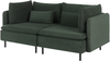 Modulsofa 2-Sitzer EGERIS Cord Dunkelgrün Bild 5