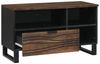 vidaXL TV-Einheiten Walnuss 80 x 33 x 46 cm Holzwerkstoff 4018025 Bild 2