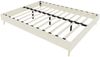 Modern Minimalist Bed Frame, 160x200 cm, Beige, Dutch Velvet Fabric, Low-Profile Base, Modern Style Bedroom Furniture. Excludes Gas Lift Mechanism, Headboard, and Mattress. Bild 5