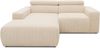 DOMO. collection Ecksofa Brandon, Couch in L-Form mit Kopfteilverstellung, Sofa, Polsterecke, Eckcouch, Polstergarnitur 285 x 175 x 80 cm (BxTxH), creme Bild 2
