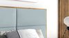 99rooms Umberto Boxspringbett 160x200 cm Velours MONOLITH Silber Bild 3