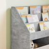 vidaXL Kinderregal Beton Grau 72,5 x 29,5 x 69 cm Holzwerkstoff 892382 Bild 5