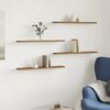 vidaXL Wandregale 4 Stk. Artisan-Eiche 60x20x1,5 cm Holzwerkstoff 856298 Bild 3