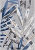 Mazovia Designteppich In- & Outdoor Teppich Wetterfest & UV-beständig Balkon - Blau Grau, 80 x 150 cm, Höhe 6 mm, Kurzflor, Weich, Pflegeleicht, Flachgewebe Bild 4
