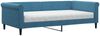 vidaXL Tagesbett mit Matratze Blau 100x200 cm Samt 3197753 Bild 2