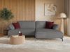 Selsey 'Avolla' Ecksofa mit Schlaffunktion, Bettkasten und hydrophober Chenille, rechtsseitig, Grau Bild 2