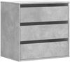 vidaXL Kommode Betongrau 60x41x58 cm Holzwerkstoff 852846 Bild 2