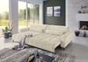 Wohnlandschaft >Wolve< elektr. Sitzverstellung, 2 Kissen, Cord beige - 277x108x179cm (BxHxT) Bild 4