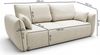 Selsey 'Zordo' 3-Sitzer Schlafsofa in Chenille mit Bettkasten, Hellbeige Bild 4