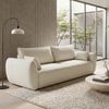 Selsey 'Zordo' 3-Sitzer Schlafsofa in Chenille mit Bettkasten, Hellbeige Bild 2