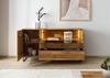 Sideboard Wildeiche 160x43x87 natur geölt WIEN #220 Bild 5