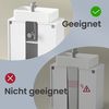 VASAGLE Waschbeckenunterschrank, Badezimmerschrank, 2 Fächer hinter den Türen, für Waschbecken ohne Säule, Badezimmer-Unterschrank mit Füßen Bild 2